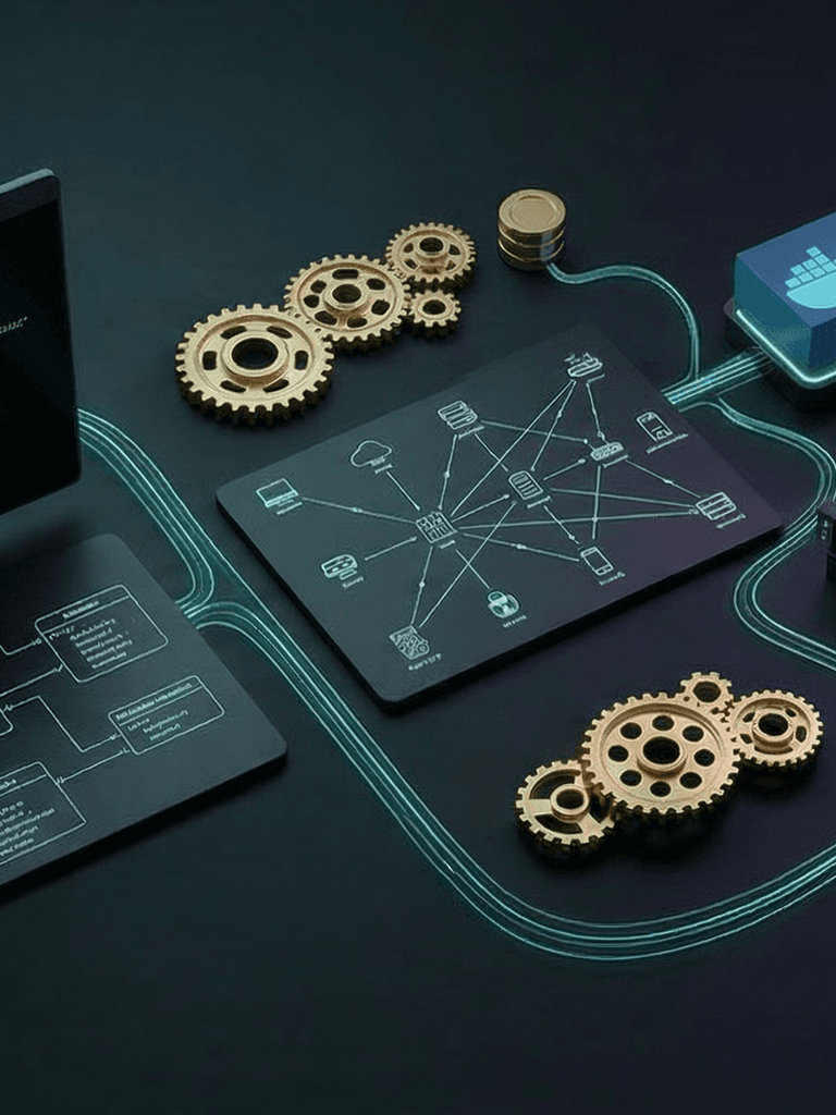 Set of carpentry tools on a wooden workbench — Stack Stories series cover